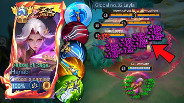 HANABI NEW ABNORMAL BURST CRIT DAMAGE BUILD!🔥 (must try) HANABI BEST 1 HIT BUILD 2025!!