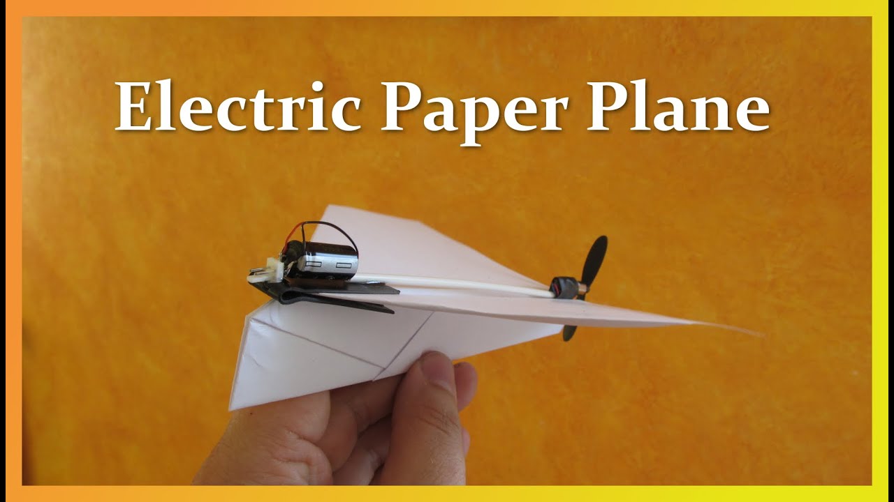 Electronic Paper Plane Mold Toy Chargeable Motor Remote Control Power Chargeable 