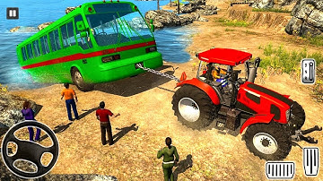 Chained Tractor Towing Rescue - Offroad Driver Vechies Simulator - Android / iOS Gameplay