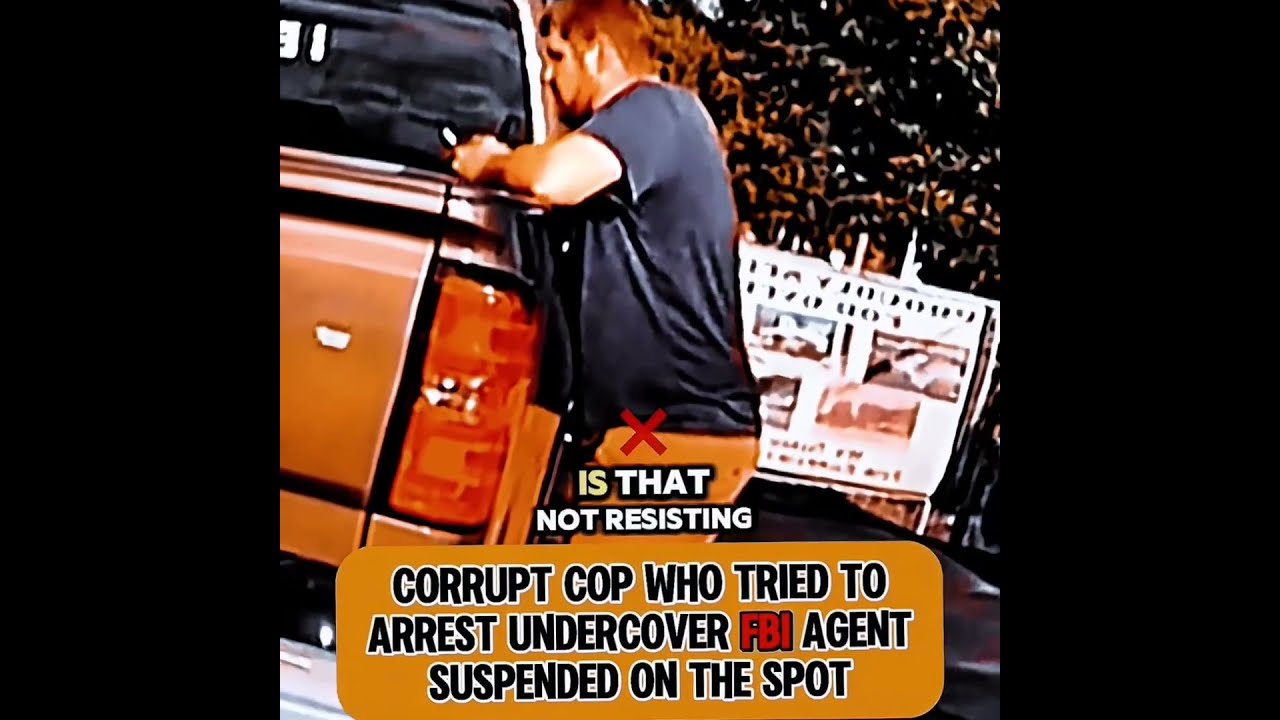 Corrupt Cop Who Tried To Arrest Undercover Fbi Agent Suspended On The Spot 2
