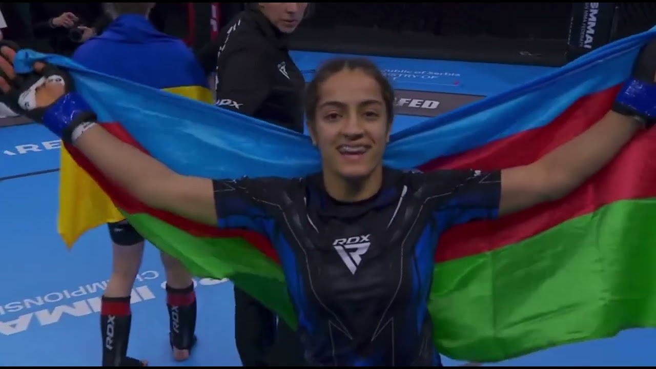 Narmin Aliyeva (🇦🇿) vs Lilila Huhliak (🇺🇦). Final. 2026 IMMAF European Championships 