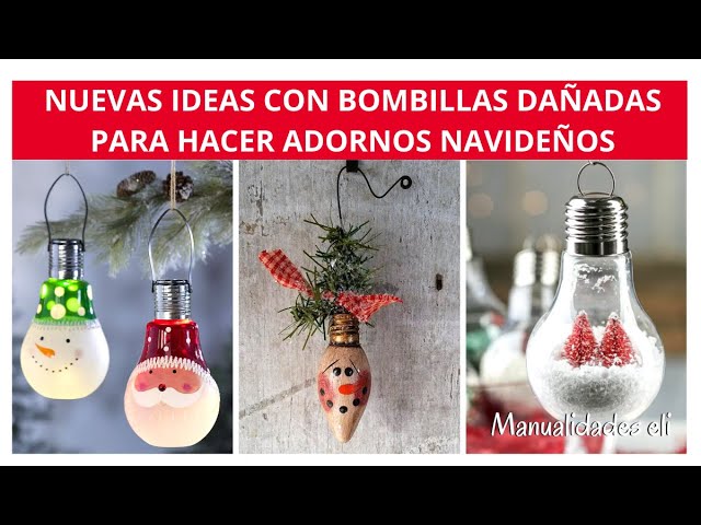 caja Hong Kong Ese Nuevas Ideas Navideñas! Utiliza Bombillas Dañadas Para Decorar En Navidad -  YouTube