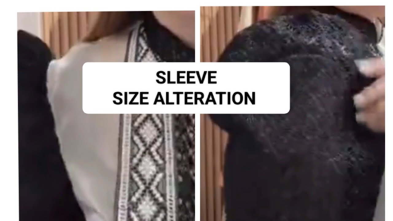 How to Alter the Filipiniana Sleeves 