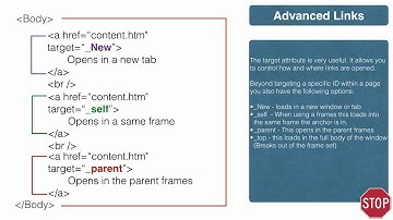 intro to HTML 5 pt6 iframes and targets