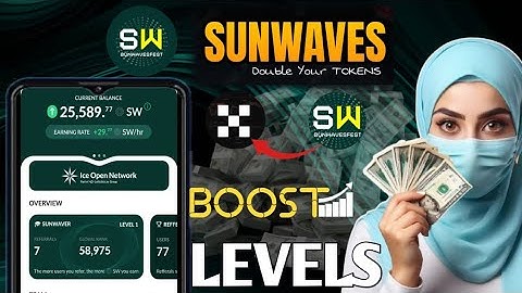 Sunwaves New App | Ice Network New Mining Today | Sunwaves Mining App
