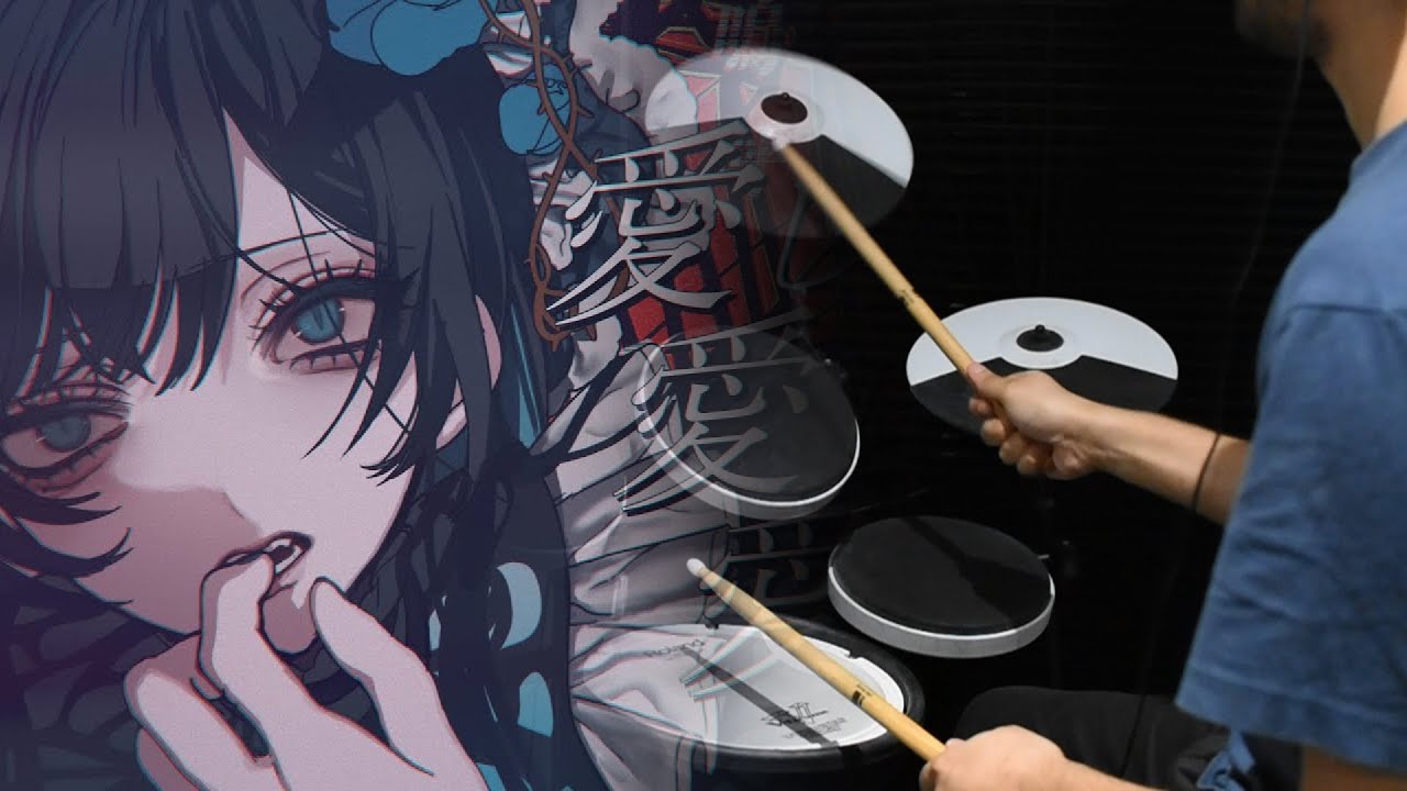 【Aishite Aishite Aishite (愛して愛して愛して)】by Ado - Drum Cover 【Aishite Aishite Aishite (愛して愛して愛して)】by Ado - Drum Cover