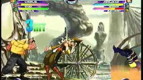 MvC2 Online (360): Brett (Cha/Storm/Col) vs BraveYungJablez (Psy/MM/Ruby) 4 .:4.20.10:.