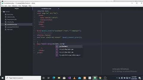 INSERTING VALUES INTO THE DATABASE USING SQL AND PHP