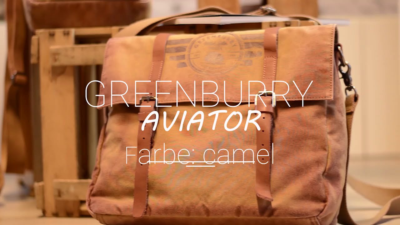 Greenburry Taschenserie Aviator in der Farbe Camel