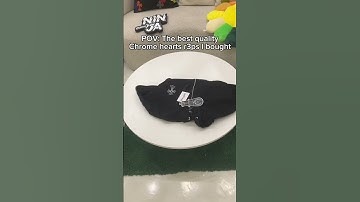 Thumbnail of Chrome Hearts Hoodie Black Mini haul from Ninjahype.co #dhgate #pandabuy #chromehearts #haulvideo