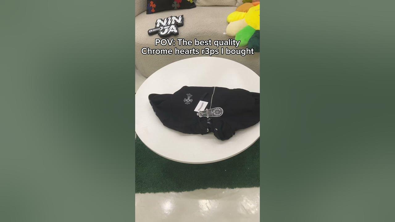 Chrome Hearts Hoodie Black Mini haul from Ninjahype.co #dhgate #pandabuy #chromehearts #haulvideo