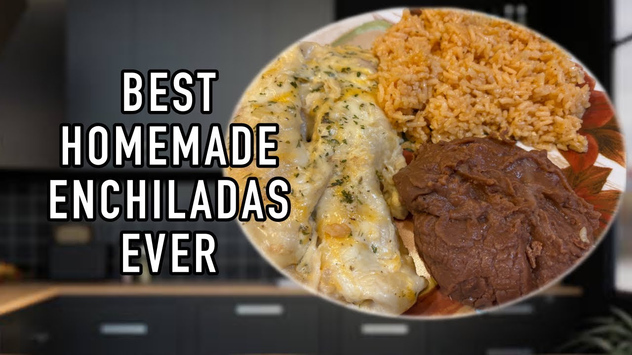 CHICKEN ENCHILADAS RECIPE | ENCHILADAS EASY TO MAKE