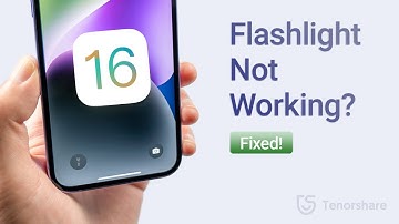 How to Fix iPhone Flashlight Not Working on iOS 16,  Flashlight Is Greyed Out & Disabled