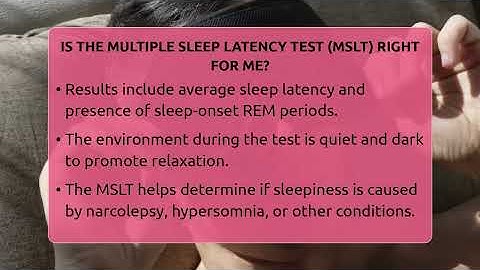 Is The Multiple Sleep Latency Test (MSLT) Right For Me? - Sleep Apnea Support Network