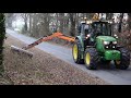 Dbroussaillage i commune de derval i john deere 6110r i noremat i agrom