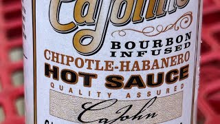 Cajohns bourbon- chipotle- habanero hot sauce