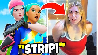 1 KILL = WE STRIP 1 CLOTHING PIECE!! (fortnite)