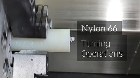 Nylon Turning Operation | Nylon 66 turning operation
