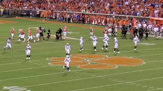 Filming of "Safety" Clemson Halftime