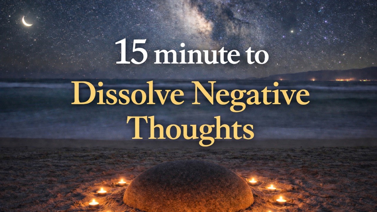 15 minute Meditation - Eliminate All Negative Energy - Deep Healing Music for Inner Peace & Balance
