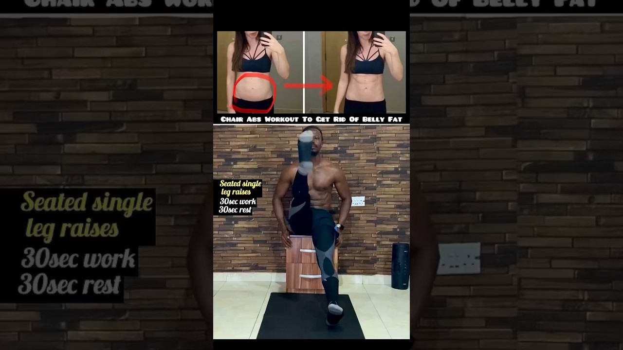 Chair Abs Workout To Get Rid Of Belly Fat losebellyfat absworkout 