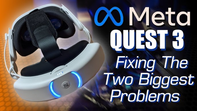 FIXING the BIGGEST problems with the Meta Quest 3 BATTERY LIFE &  COMFORT! Aubika Headstrap