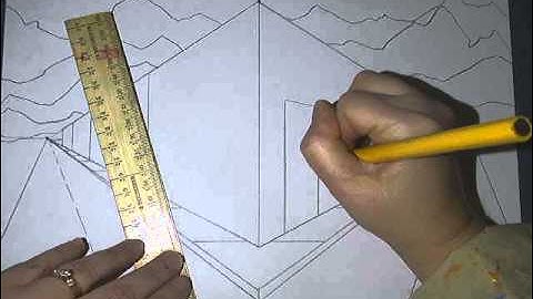 How to Draw in Two-Point Perspective a City Corner Block-part 2