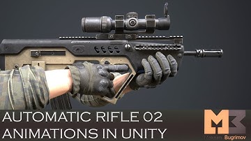 Automatic Rifle 02 Animations In UNITY
