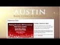 Austin rare coins  bullion clearance sale