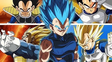 Vegeta All Forms And Transformations [Remastered HD]