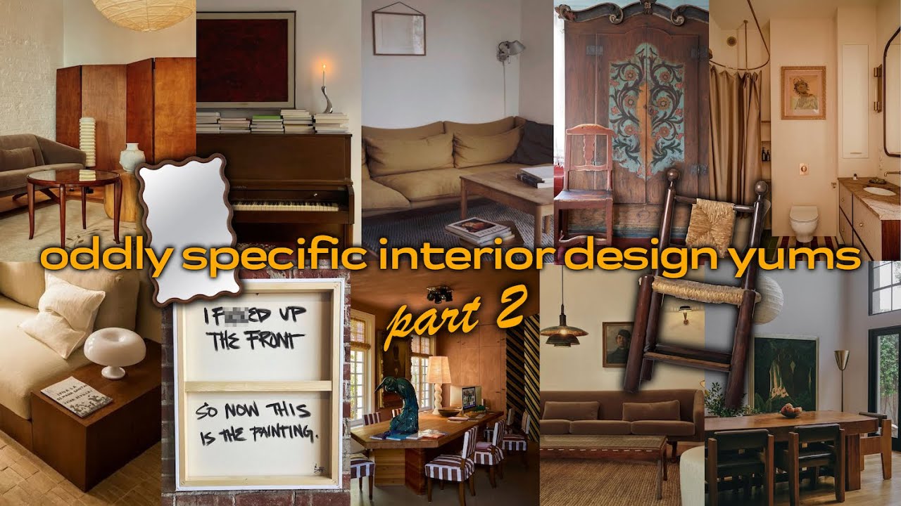 oddly specific interior design yums (part two) - YouTube