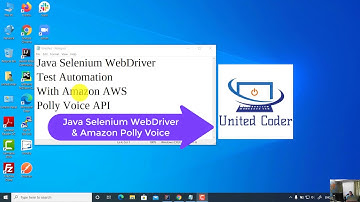 Java Selenium Test Automation with Amazon Polly Voice API