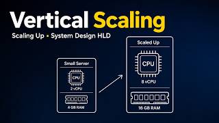 Vertical Scaling Explained (Scaling Up) | System Design HLD