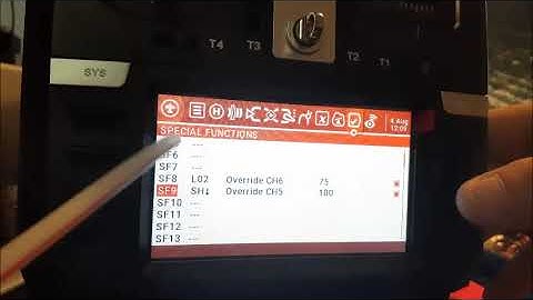 TX16S setup Rescue for OMP M2 helicopter.