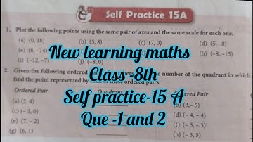 new learning composite mathematics class 8 self practice 15a | schand maths class 8 solutions ch-15