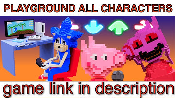 FNF Character Test | Gameplay VS My Playground | ALL Characters Test| Sonic, Peppa, Cannival