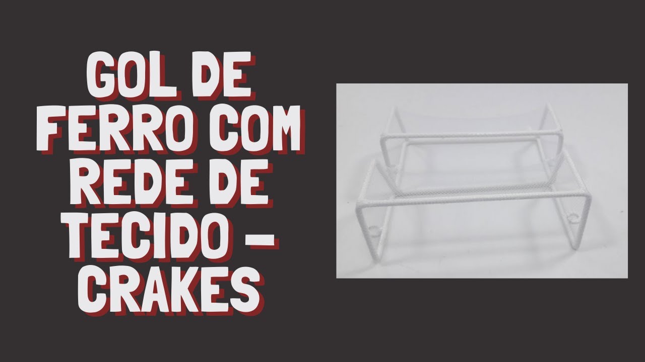Gol de Ferro com Rede de Tecido - Crakes
