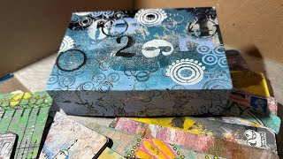 Gel printing for decorating storage