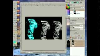 Gimp Tutorial: Colored Smoke