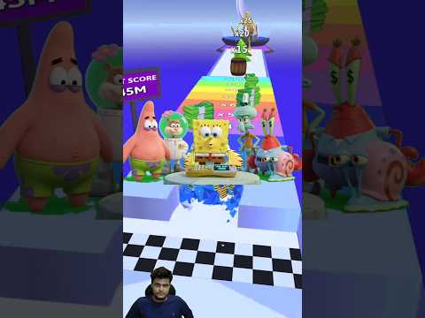 ⏳ SpongeBob Found a Remote That Skips Time! 😱 | Glander Run #Shorts