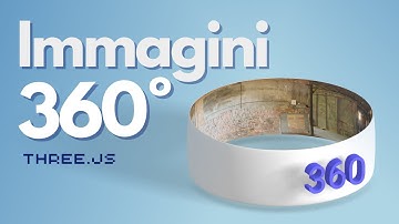 Immagini 360 - THREE JS TUTORIAL (come usare le equirectangular texture)