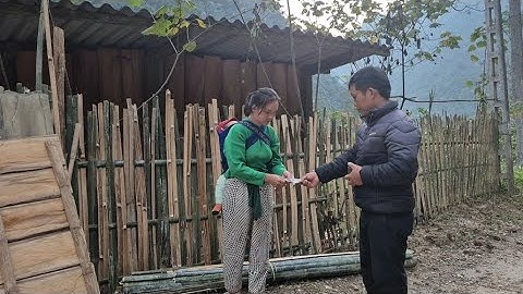 Thank you, man, for helping to complete the repairs to the house for Ly Thi Hoa and her son.