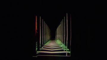 Laser projection experiment HD