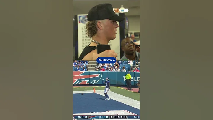 Jaxson Dart on his NFL debut #shorts #nfl #giants #preseason