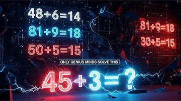 Only Genius Minds Can Solve This! 🔥 Can You Crack 45+3?