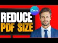 How to Compress PDF File Size in Canva (2025)