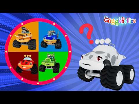 Monster Trucks Lost Their Colors | Nursery Rhymes - GiggleBellies