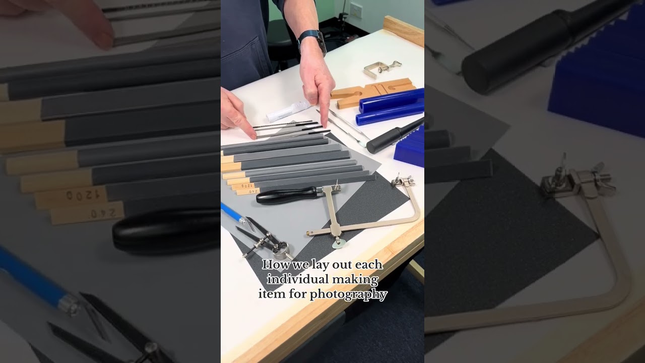 Photographing wax tool kits  