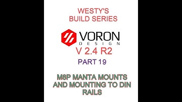 VORON 2 4 R2 MPX CBT BUILD SERIES PY 20 - M8P Manta Main Board   Jumpers & Din Rail Mounts
