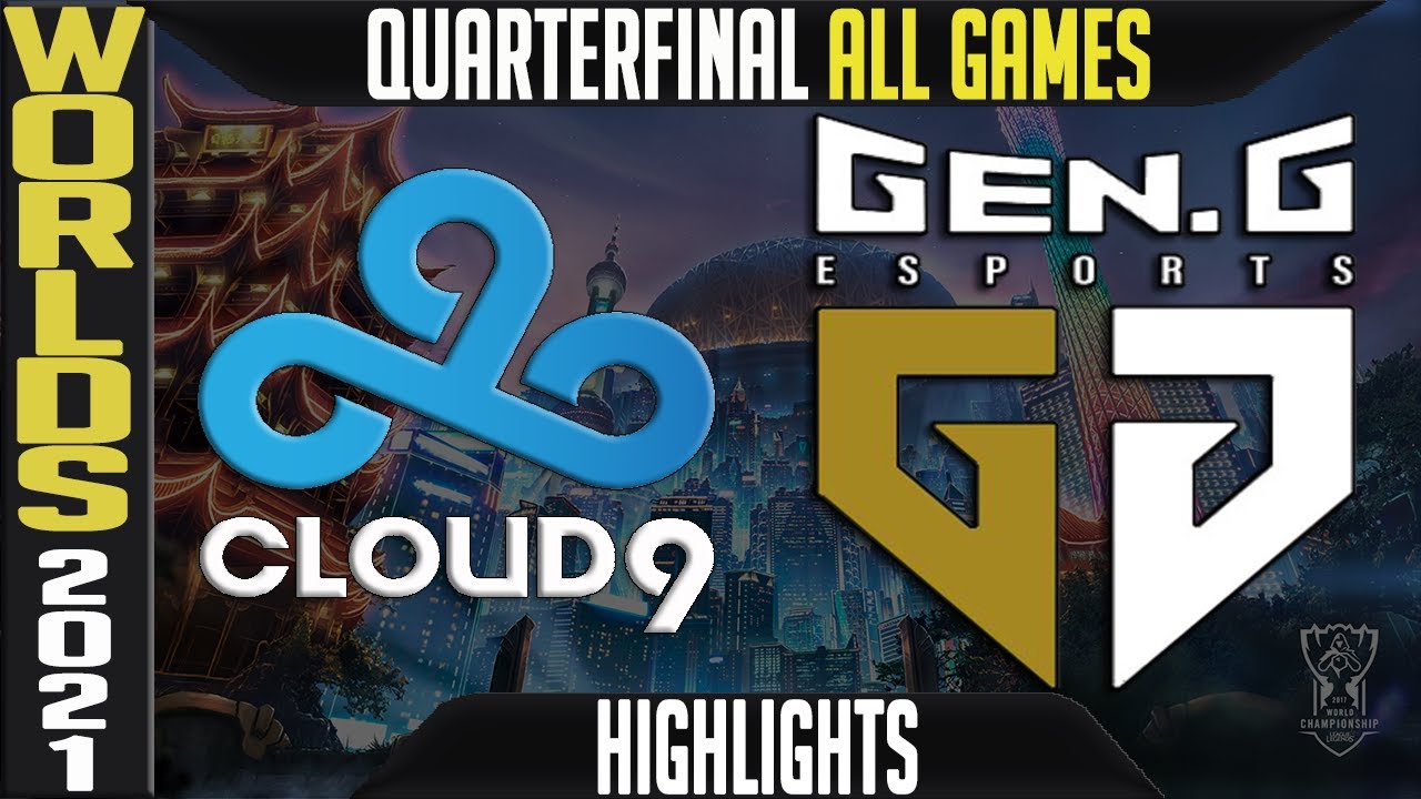 C9 vs GEN Highlights ALL GAMES | Worlds 2021 Quarterfinals Day 4 | Cloud9 vs Gen.G